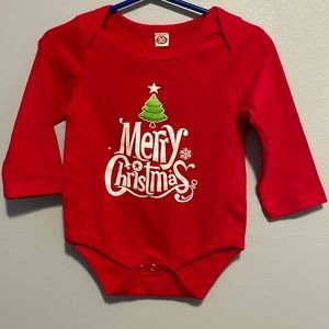 Christmas Romper Red 12-18 Months
